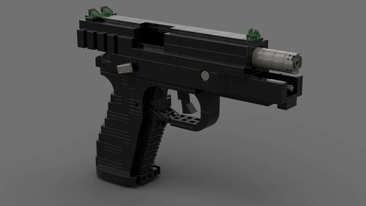 Custom Lego Gun MOC: FN FNP-9 [P-9 R6S] - YouTube
