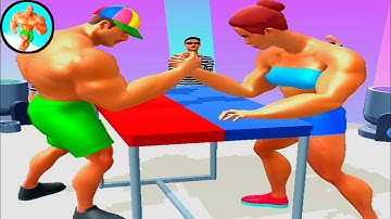 Muscle Rush - All Levels Gameplay Android,ios (Levels 40) #Shorts