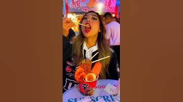 Thumbnail of I ATE FLYING NOODLES!? #shorts