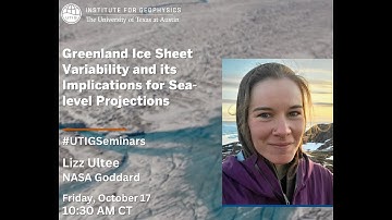 UTIG Seminar Series: Lizz Ultee, NASA Goddard