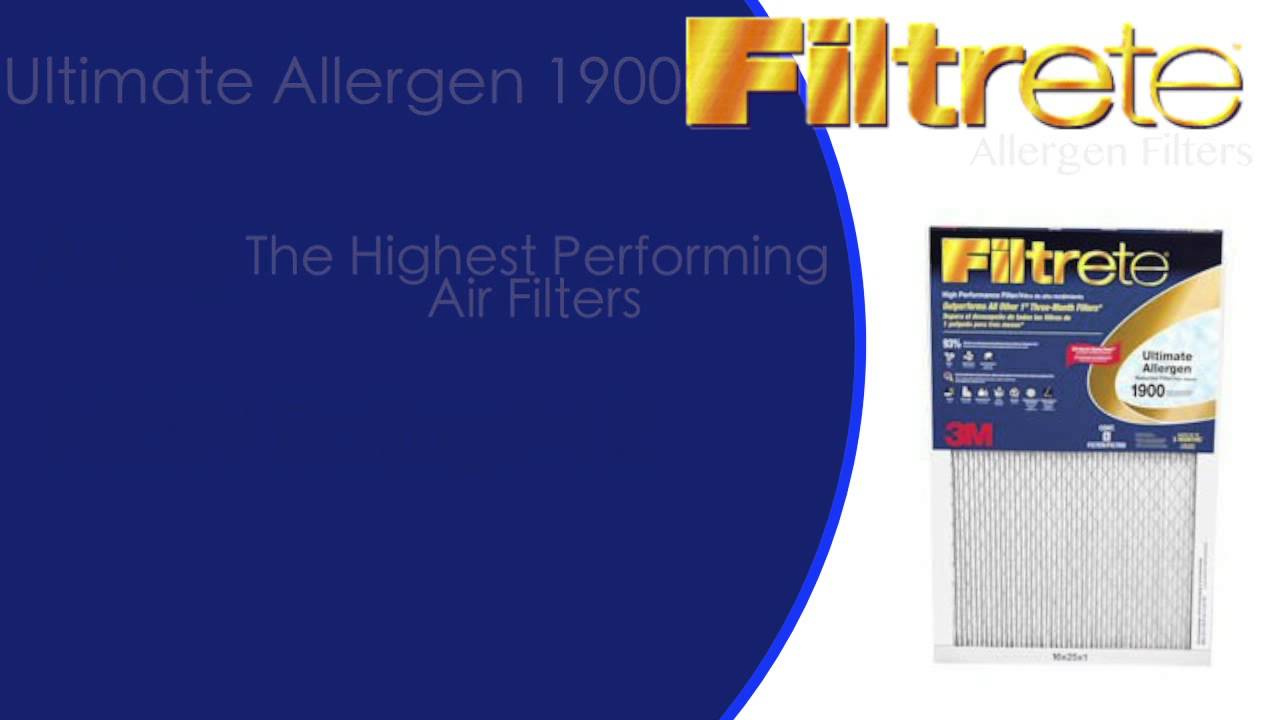 Top Home Air Filters 3M Filtrete YouTube