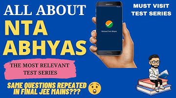 NTA Abhyas App | National Test Abhyas - NTA Mock Test App 🔥💯 | Features & How relevant it is ?