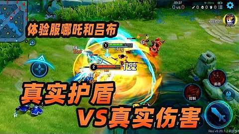 墨瑜：体验服哪吒和吕布，真实伤害VS真实护盾，打得真费劲！ - 天天要闻