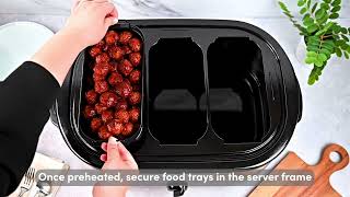 Aroma Buffet Server Trays & Frame Art-002