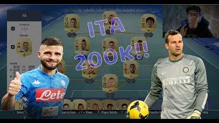 INCREADIBLE  ITAILAN SQUAD 200k I تشكيله ايطاليه مجنونه!!!