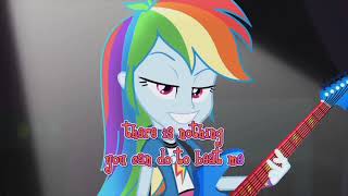 Rainbow Dash - My Little Pony - Equestria Girls - Awesome As I Wanna Be. (Lagu Inggris)