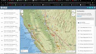 Nevada Earthquake swarm Near Pyramid Lake.. Earthquake update Monday night 