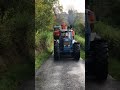 Ford 8210 turbo pulling 20 tonne digger