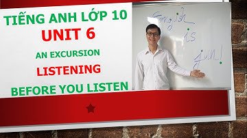 Tiếng Anh lớp 10 - Học SGK - Unit 6: An excursion - Listening - Before you listen