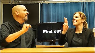 American Sign Language (ASL) interview  Dr. Bill's 