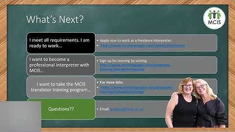 Translator and Interpreter Information Session