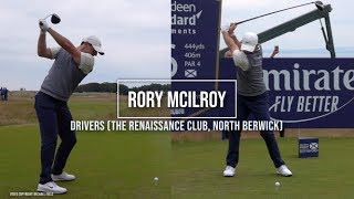 Rory McIlroy Golf Swing Driver(s) (FO & DTL), ASI Scottish Open (North Berwick), July 2019.