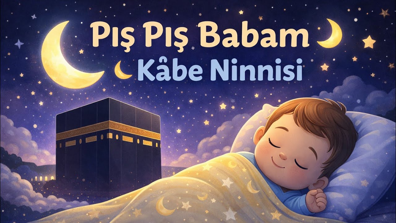 Pış Pış Babam 🌙  Kâbe Ninnisi |  Rahatlatıcı Bebek Ninnisi