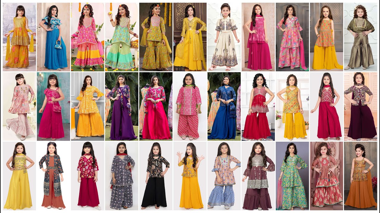 Baby Girl Palazzo Suit ideas||Palazzo Suit Collection baby girl||bacchon ke plazo|| 