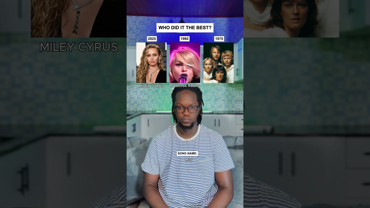 Who Did It The Best? Miley Cyrus "End of the World", ABBA, PAULINA RUBIO #shorts #music #mileycyrus