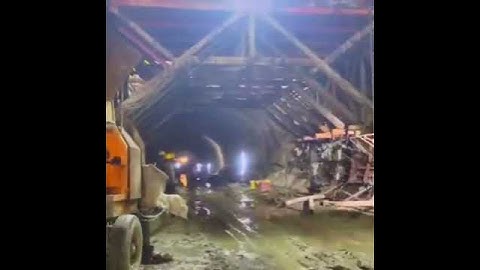 Gantry & Lining for Tunnel #shorts