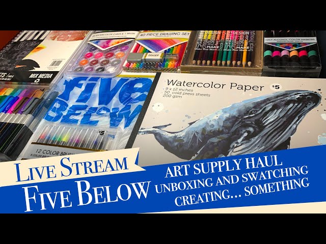 watercolor brush pens set 12-piece, Five Below