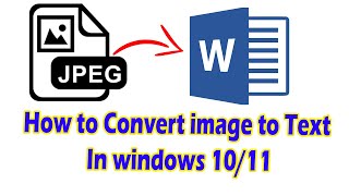 How to Convert image to Text | Copy Text from image to word format | free in windows 10/11 screenshot 3