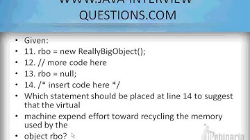 SCJP/OCJP tutorials on Garbage Collection and System.gc() method