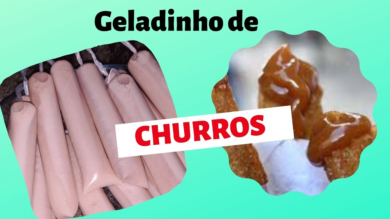 GELADINHO DE CHURROS VÍDEO AULA COMPLETA