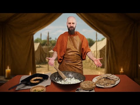Cooking a ROMAN LEGIONARY dinner