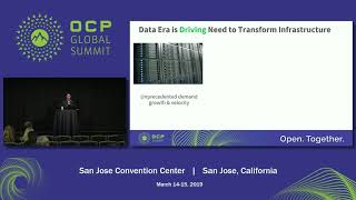 OCPSummit19 - New Infrastructure Architectures for Optimizing the Modern Data Center