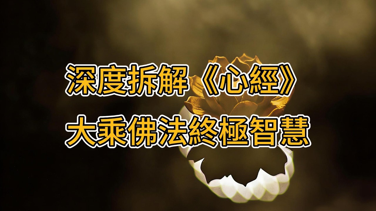 從種子到森林：逐字解密《心經》核心義理，掌握觀自在菩薩的實修心要