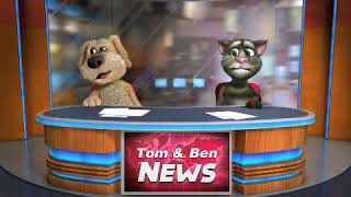 Том и Бен спорят, кто будет снимать новости - Новости Говорящего Тома и Бена