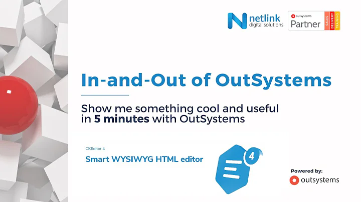 In-and-Out of OutSystems - Rich Text Editing with CKEditor