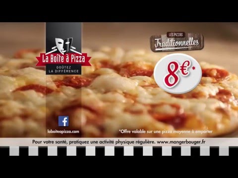 La Boîte à Pizza : Les pizzas Traditionnelles à 8€