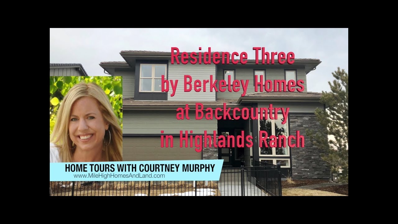 New Homes in Highlands Ranch Colorado - Residence Three by Berkeley Homes at Backcountry