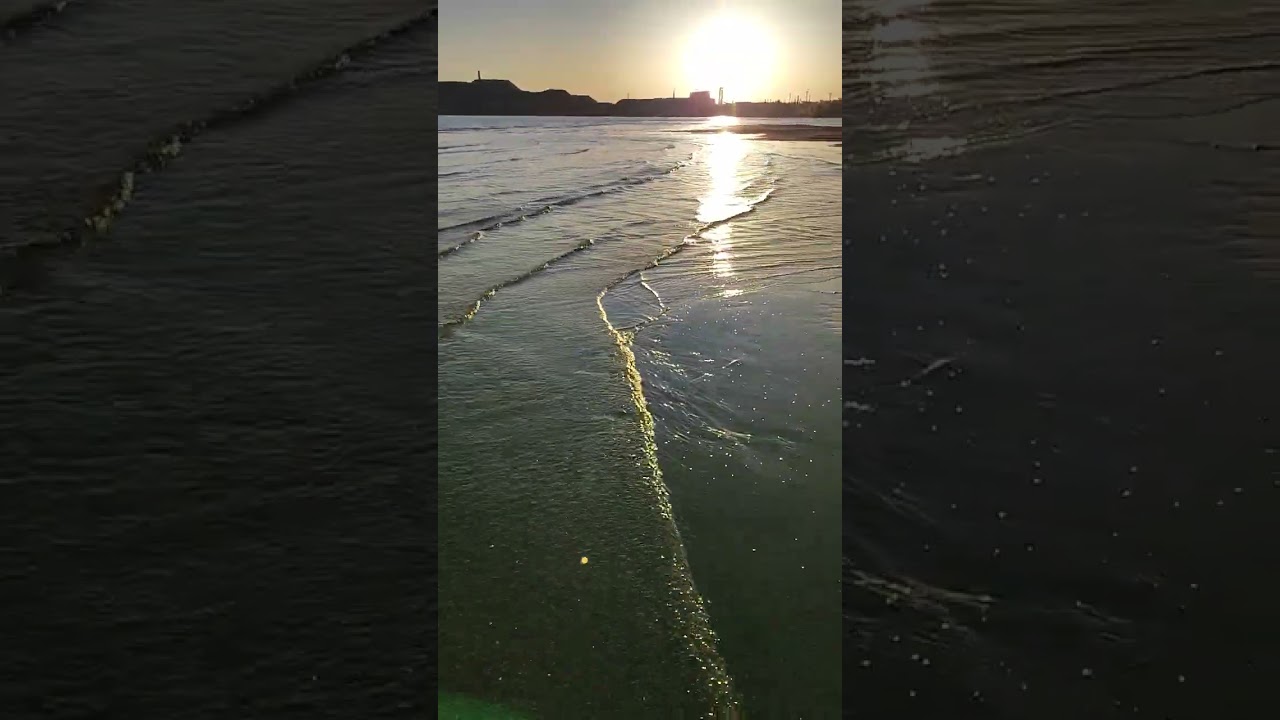 Первый раз на пляже, Азовское море,апрель ,2025