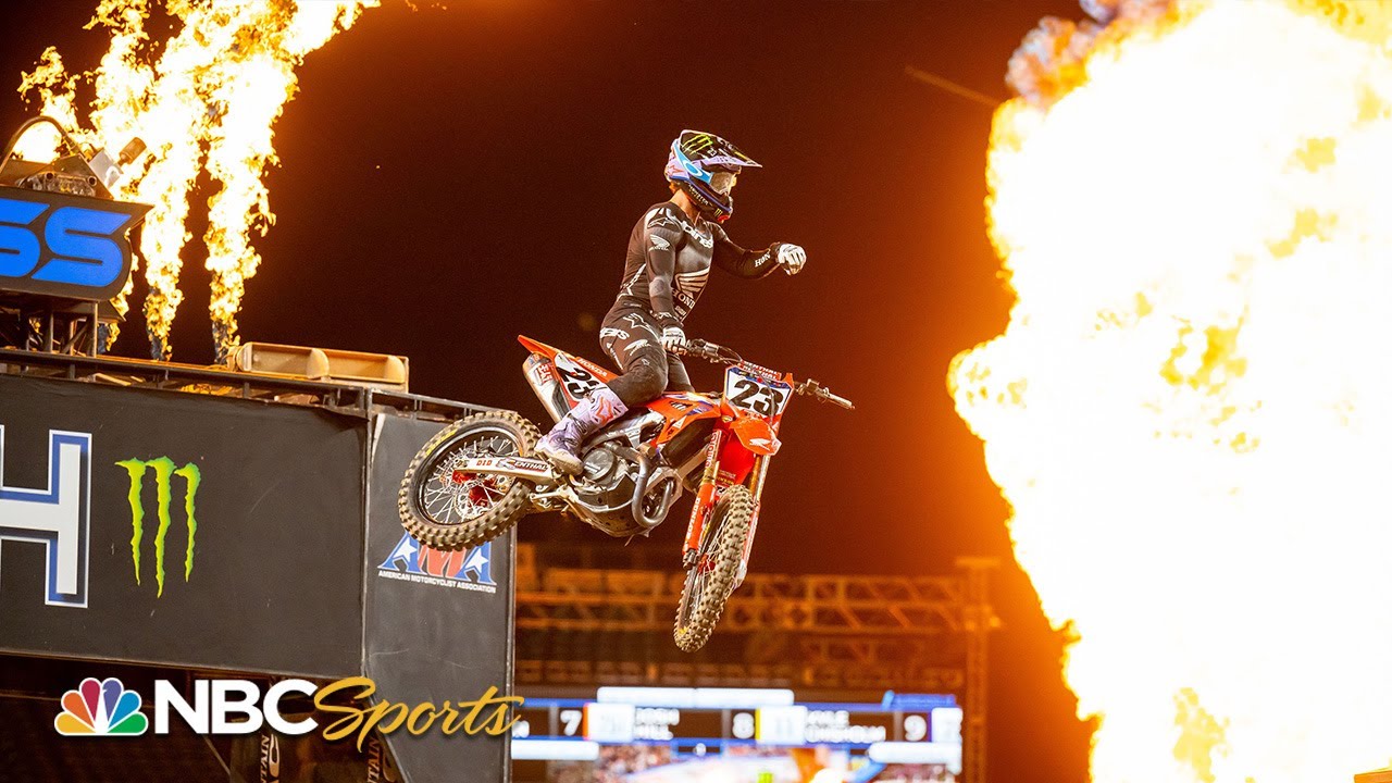 Best moments from Supercross Round 16 in Denver, Colorado Motorsports on NBC