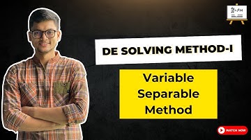 All About Variable Separable Method | Ordinary Differential Equations (ODE) | Bangla Lecture