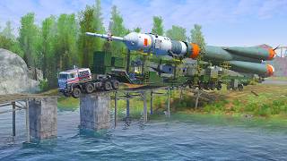 A SPACE ROCKET ON A WOODEN BRIDGE?! The Most Absurd Haul Ever Put On Wheels