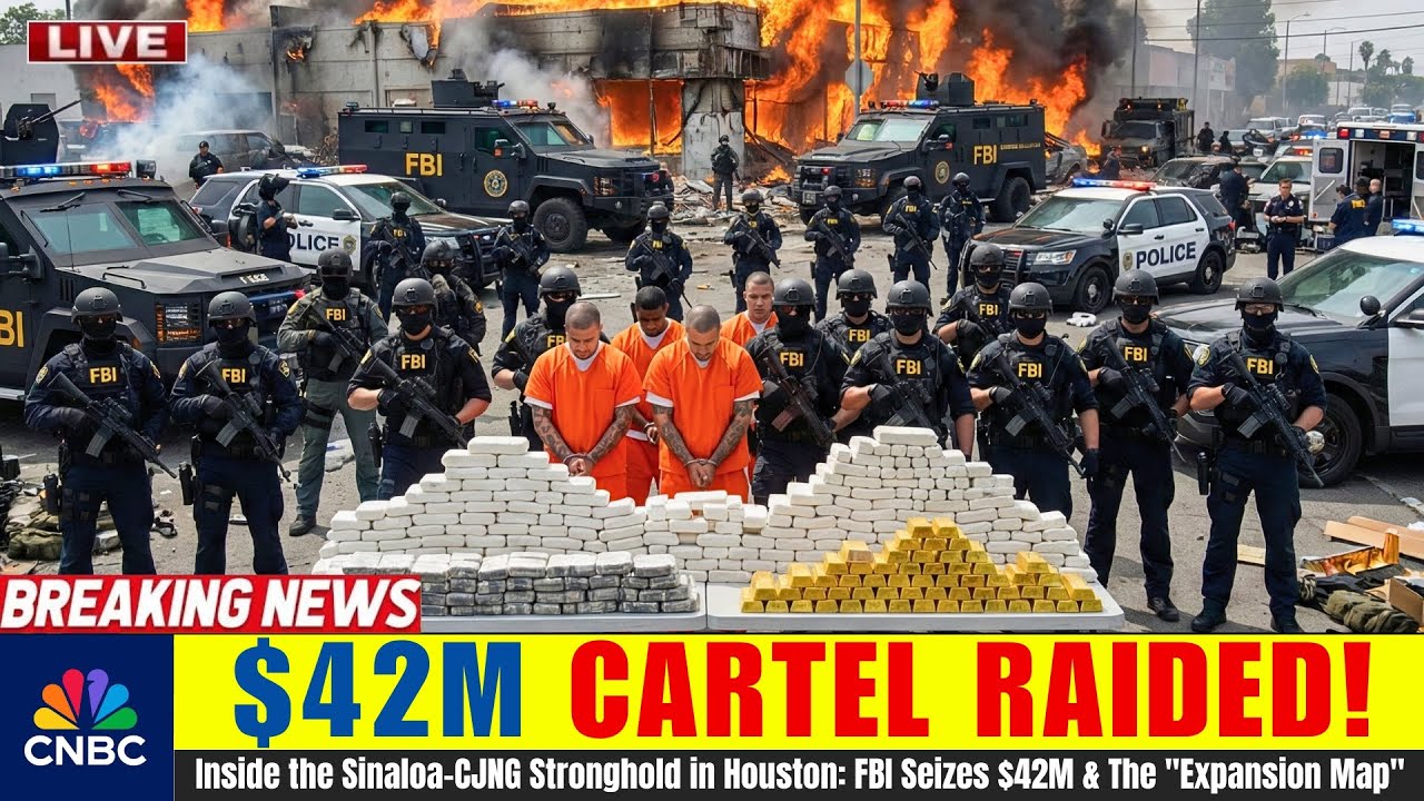 $42M & 780 Lbs Drugs: FBI & DEA Raid Sinaloa-CJNG Fortress That Shocked Washington | US Military