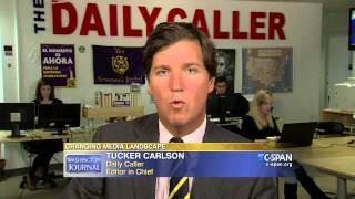 Tucker Carlson on Jon Stewart: “What he had to say was dumb.” (C-SPAN)