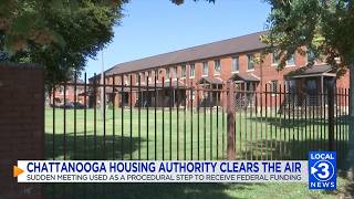 Chattanooga Housing Authority clears the air after sudden meeting