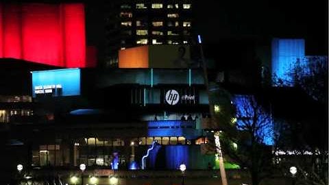 TRON: Legacy light mapping @ The Southbank (trailer)