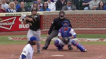 PIT@CHC: Alvarez gives Bucs lead with three-run blast