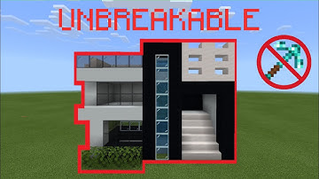 How To Make Unbreakable Blocks , Walls and Buildings | Minecraft Tutorial