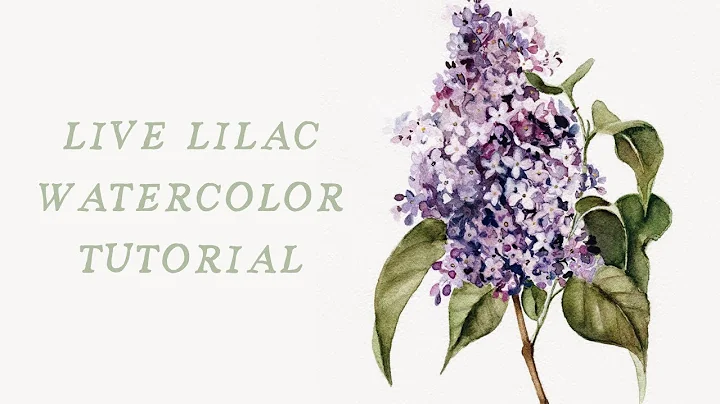 Lilac Live Watercolor Tutorial