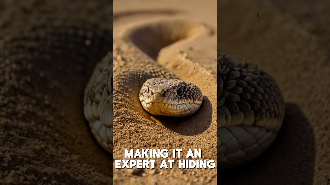 Deadliest Snake in the Sahara The Saharan Sand Viper Revealed! #SaharanSandViper, #DeadlyAnimals