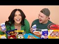 Trying emirati  british snacks with jake jamie 