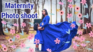 My Maternity Photoshoot | Baby Bump pics | Pushpa Vlogs || Telugu Vlogs from USA