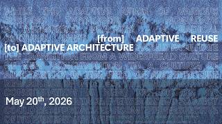 Adaptive Architecture, May 20, 2026
