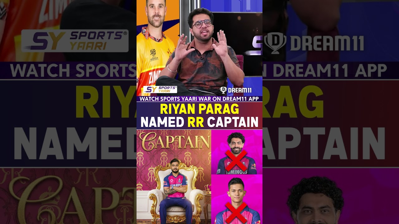 Riyan Parag named captain of Rajasthan Royals 