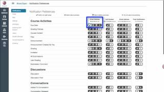 Configuring Notification Preferences in Canvas