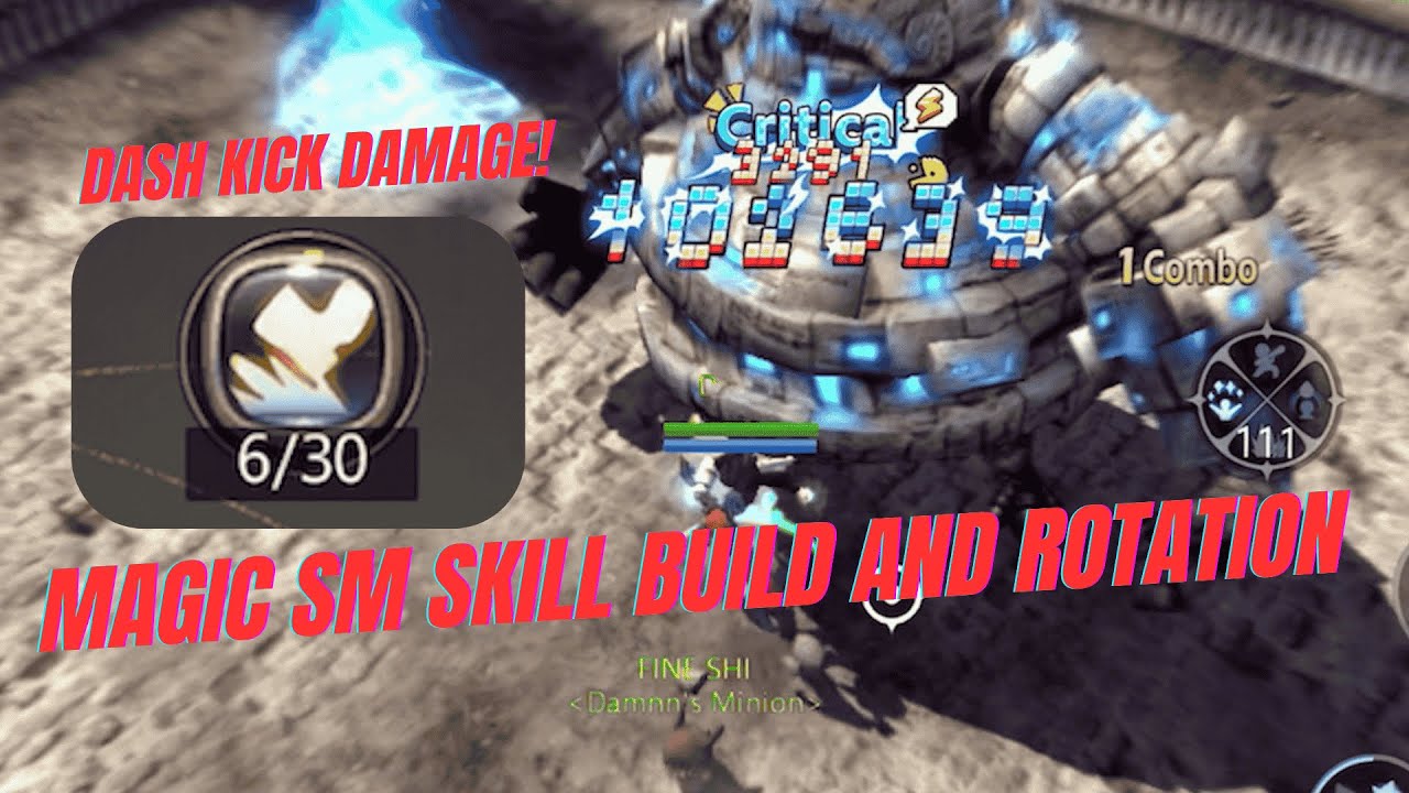 Swordmaster Magic type Skill build & rotation (Dragon Nest M: Classic)