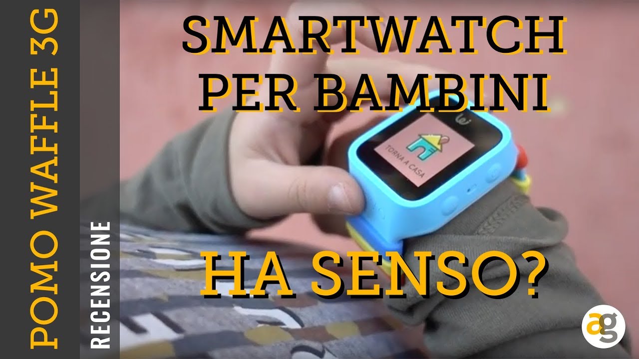 SMARTWATCH per BAMBINI ha SENSO? Recensione POMO Waffle con 3G e GPS 